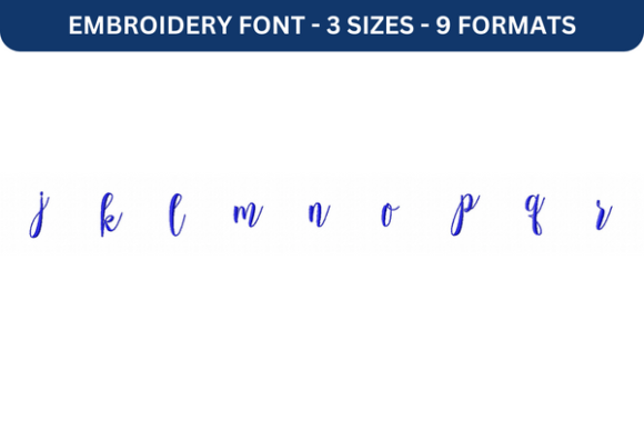 Discover the Beauty of Melany Script Font Lower J to R