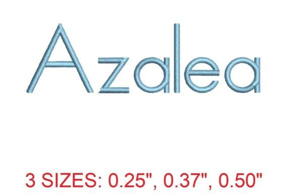 Discover the Enchanting Azalea Embroidery Font