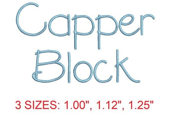 Discover the Power of Capper Block Font for Your Embroidery Projects