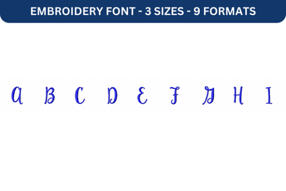 Ke Aloha Font Upper a to I: A Strategic Tool for Personalized Embroidery Design