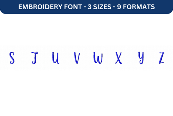 Ke Aloha Font Upper S to Z: A Versatile Embroidery Solution