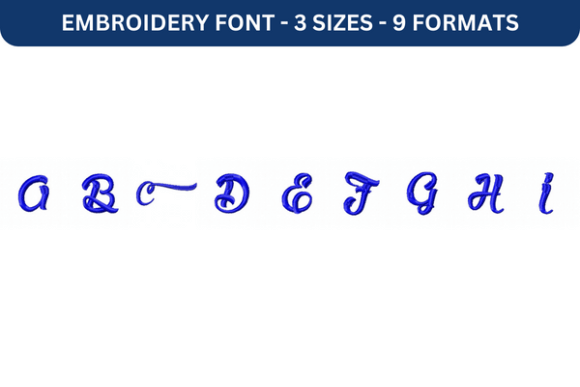La Chatte à Maman Font Upper a ToI: A Versatile Embroidery Font for Creative Projects