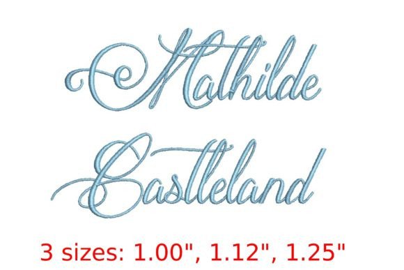 Mathilde Castleland Embroidery Font: A Timeless Elegance for Every Project