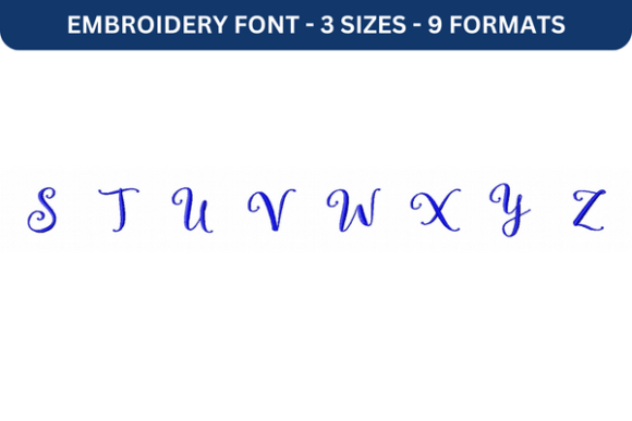 Storybook Font Upper S to Z